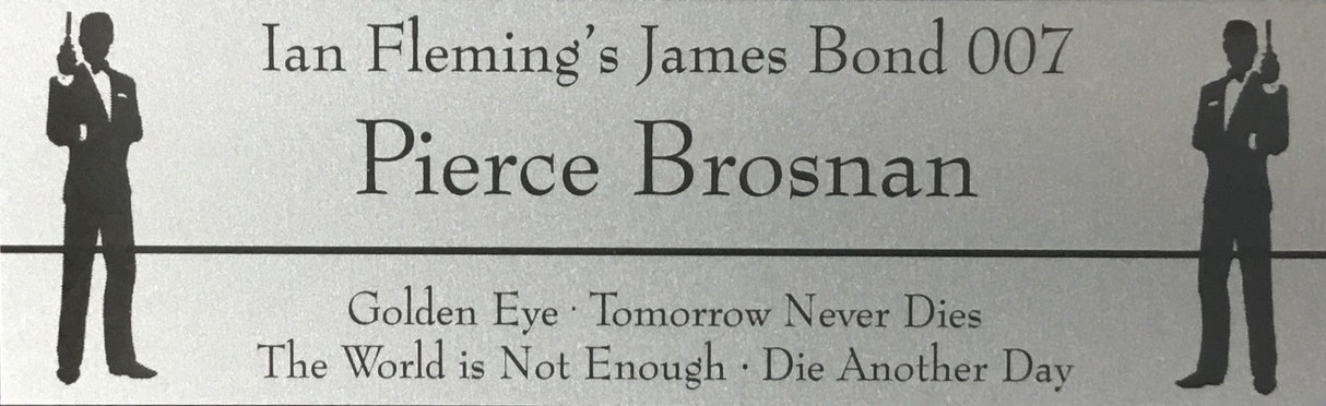 Pierce Brosnan James Bond Signed Cut
