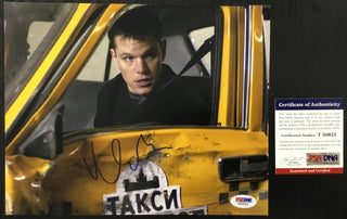 Matt Damon Signed The Bourne Supremacy 8x10 Photograph