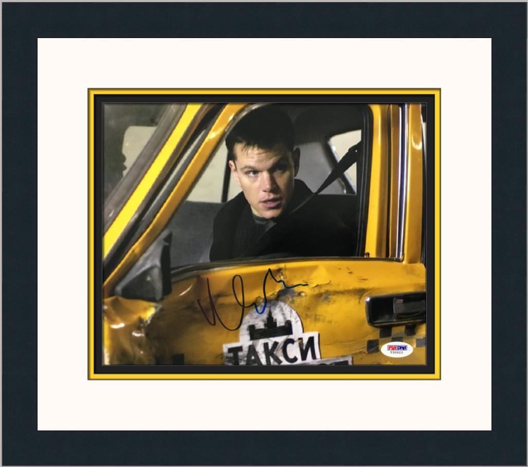 Matt Damon Signed The Bourne Supremacy 8x10 Photograph