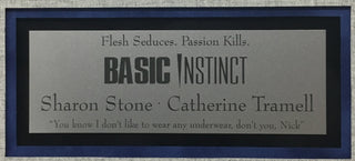 Sharon Stone Basic Instinct Signed Cut