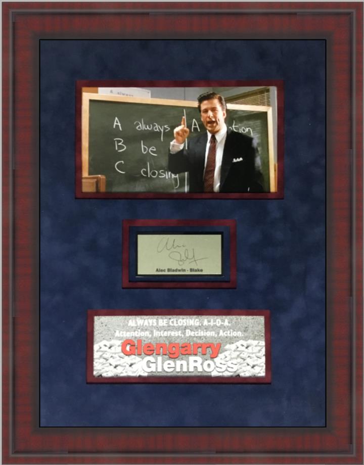 Alec Baldwin Glengarry Glen Ross Laser Engraved Signature Series