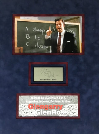 Alec Baldwin Glengarry Glen Ross Laser Engraved Signature Series