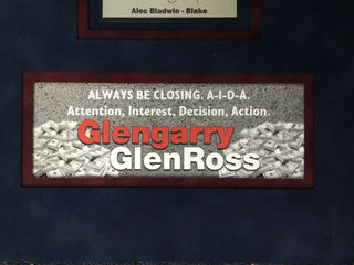 Alec Baldwin Glengarry Glen Ross Laser Engraved Signature Series