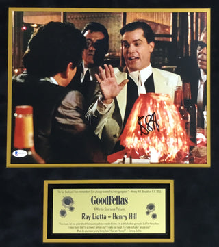 Ray Liotta Signed Goodfellas Henry Hill Photo