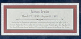 Jim Irwin d.1991 signed cut display