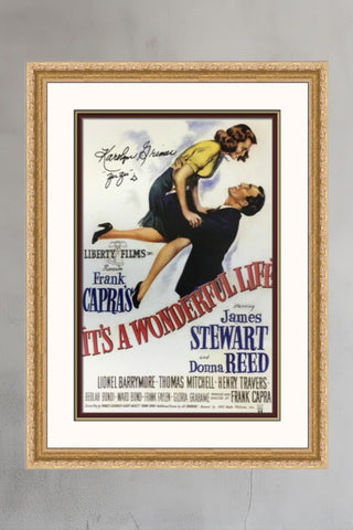 Karolyn Grimes It's A Wonderful Life Autographed Mini Movie Poster