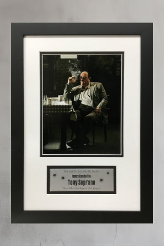 James Gandolfini Sopranos Respect Photo