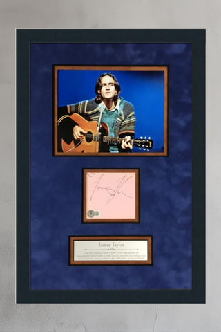 James Taylor Signed Cut