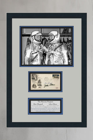 John Glenn & Alan Shepard Signed NASA Mercury Program First Day Cover