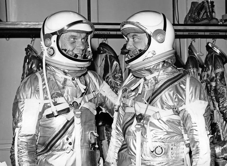 John Glenn & Alan Shepard Signed NASA Mercury Program First Day Cover