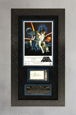 John Williams Composer Star Wars Signed Display