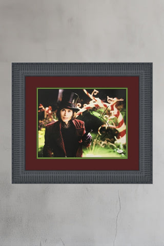 Johnny Depp Willy Wonka Charlie & The Chocolate Factory Signed Photograph