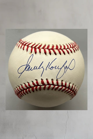 Sandy Koufax signed N.L. Baseball-JSA