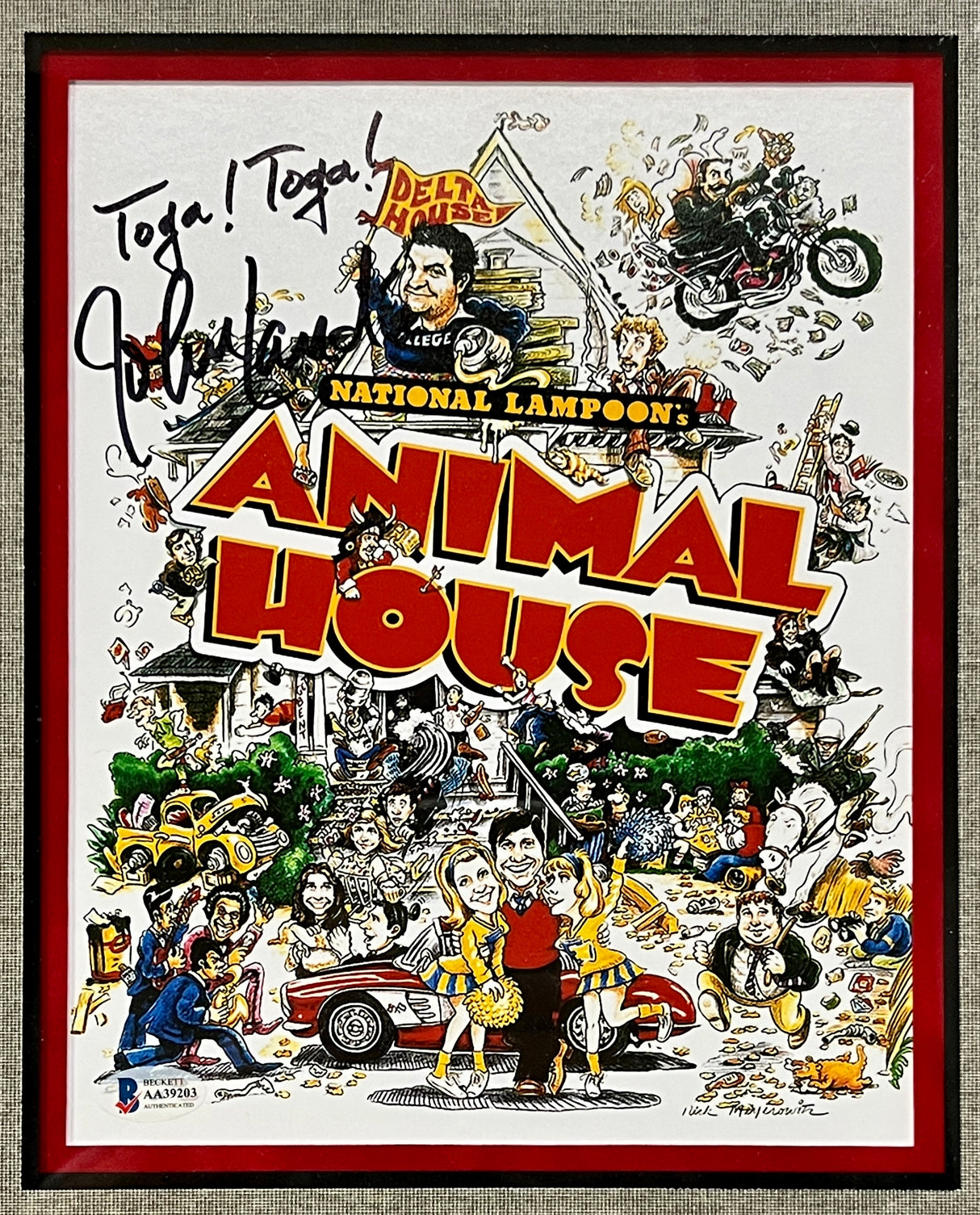 John Landis-Animal House signed photo
