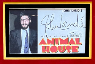 John Landis-Animal House signed cut