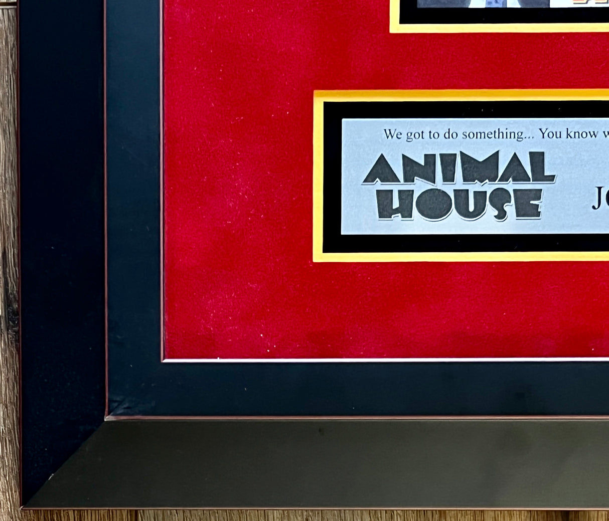 John Landis-Animal House signed cut