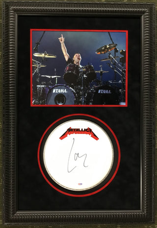 Lars Ulrich-Metallica signed drum head