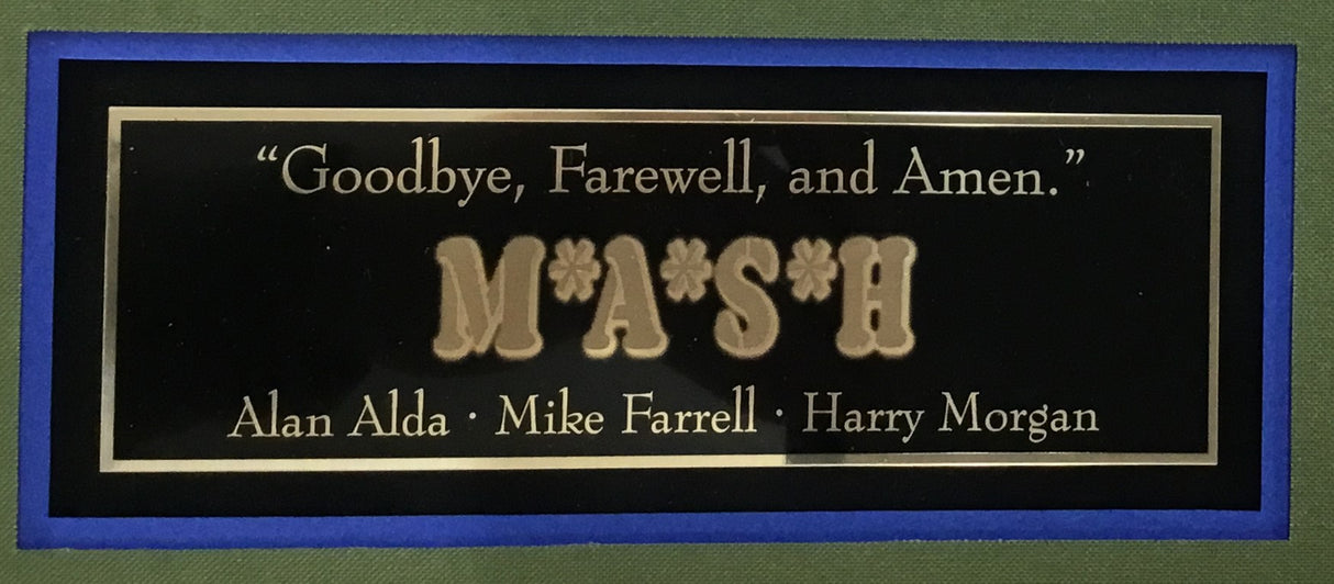 M*A*S*H  cast signed cuts