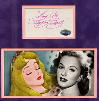 Mary Costa-Sleeping Beauty signed cut