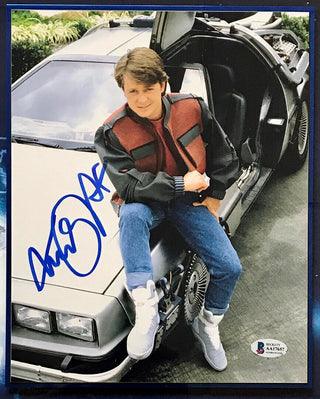 Michael J Fox- Back To The Future signed photo