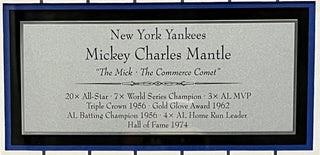 Mickey Mantle signed cut