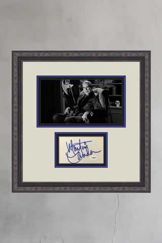 Martin Landau Signed Cut From the Movie Ed Wood