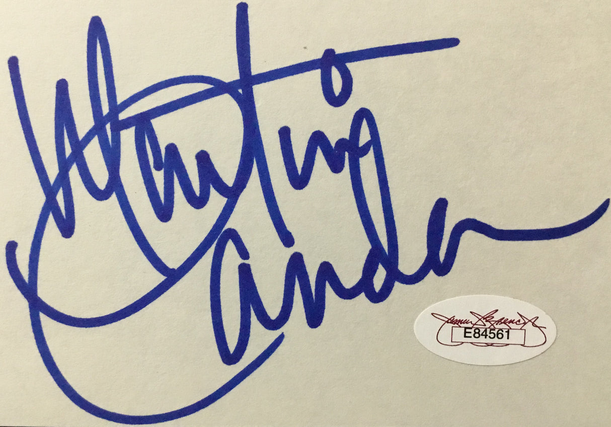 Martin Landau Signed Cut From the Movie Ed Wood