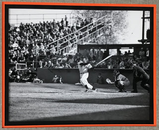 Willie Mays signed cut