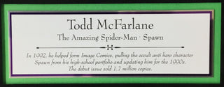 Todd McFarlane-Spawn signed cut