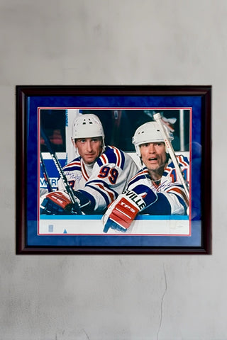 Wayne Gretzky/Mark Messier signed photo