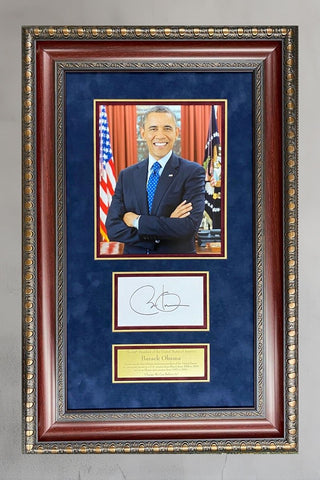 President Barack Obama Signed Cut