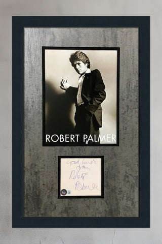 Robert Palmer Signed Cut