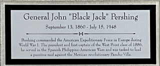 General John "Blackjack" Pershing signed letter