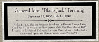 General John "Blackjack" Pershing signed letter