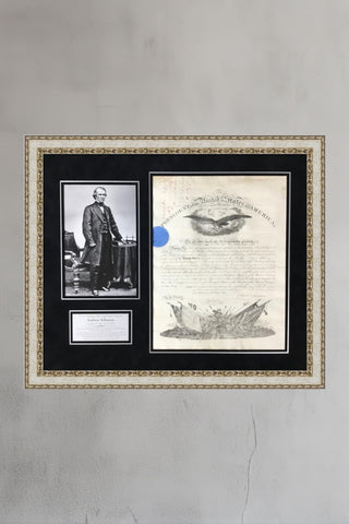 President Andrew Johnson Signed 1885 Appointment Document