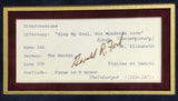 President Gerald R Ford Signed 1974 Cut Signature