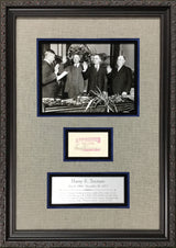 President Harry S Truman Signed 1932 Document