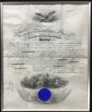 President William H Taft Signed Appointment Document