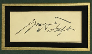 President William H Taft Signed Cut Signature