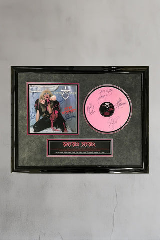 Twisted Sister Band Signed x2 Album Cover and Record