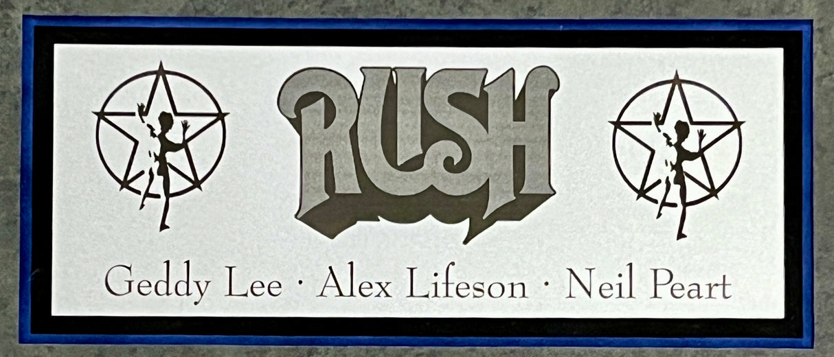 RUSH signed Cuts