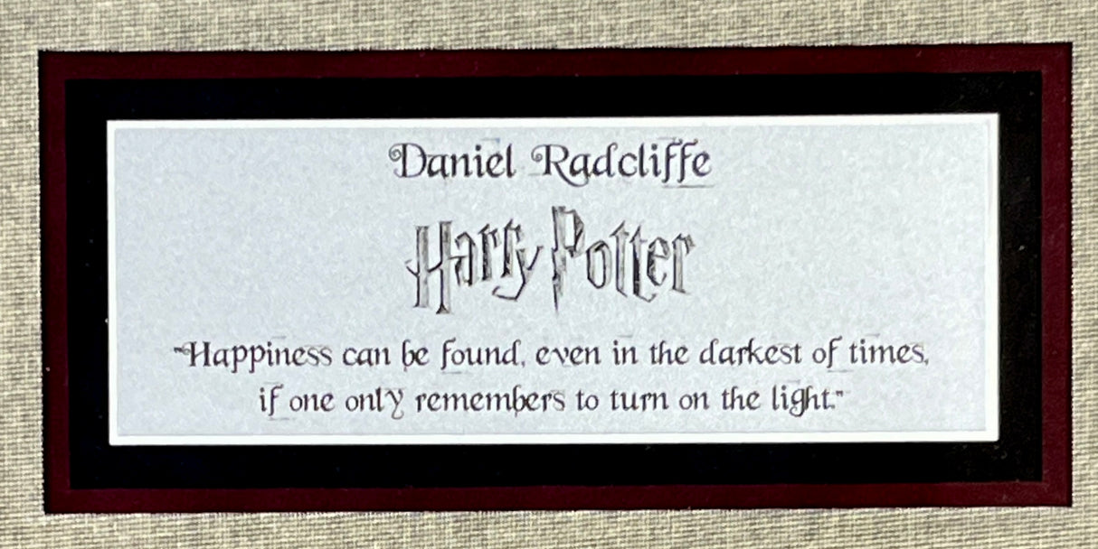 Daniel Radcliffe signed 11x14