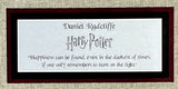 Daniel Radcliffe signed 11x14