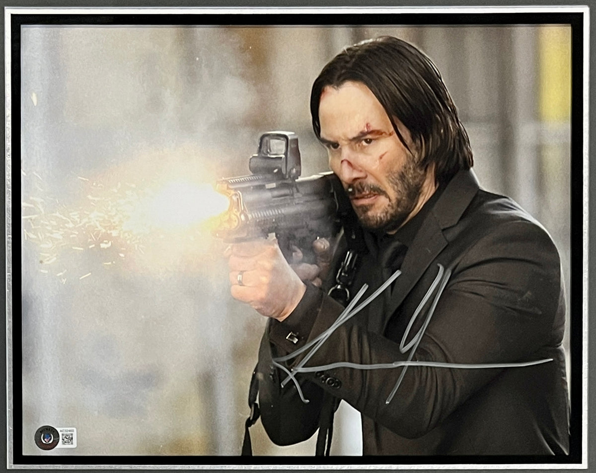 John Reeves Keanu Reeves-John Wick signed photo – The Million Dollar Gallery