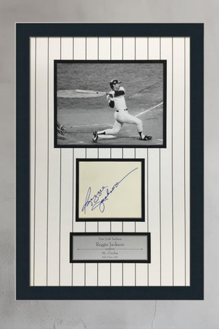 Reggie Jackson-New York Yankees signed cut