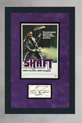 Richard Roundtree- Shaft signed cut