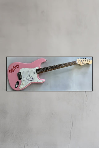 Roger Waters Pink Floyd signed custom Fender guitar