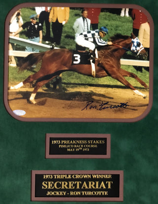 Ron Turcotte Secretrariat 1973 Triple Crown Winner Signed