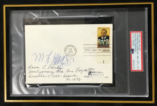 Rosa Parks & Martin Luther King Sr RARE Signed First Day Cover