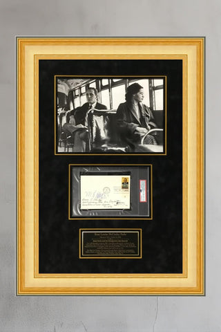 Rosa Parks & Martin Luther King Sr RARE Signed First Day Cover